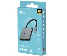 USB ŠAKOTUVAS TP-Link TP-Link ŠAKOTUVAS UH6120C USB-C 3 prievadų šakotuvas