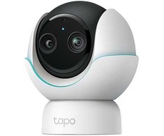 IP kamera TP-Link tinklo stebėjimo kamera, pasukama, pakreipiama, spalvota, diena ir naktis - 2560 x 1440 (plačiakampis) / 1920 x 1080 (teleobjektyvas) - 2K, 1080p - garsas - drahtlos - „Wi-Fi“ - „Bluetooth 5.0“ - H.264 - 5V