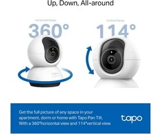 TP-Link Tapo TC72 Pan/Tilt AI Home Security Wi-Fi Camera