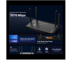 Maršrutizatorius TP-Link Archer BE3600 V1