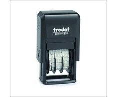 Trodat Stempel Trodat trodat Datumstempel Printy DE schw + Kissen schw 4810