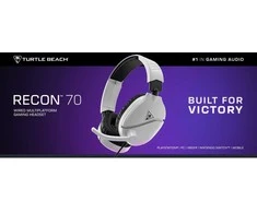 Turtle Beach Recon 70 (baltos) laidinės ausinės | 3.5mm |PS5,PS4
