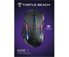 Turtle Beach Kone II Laidinė ergonominė RGB žaidimų pelė | Juoda