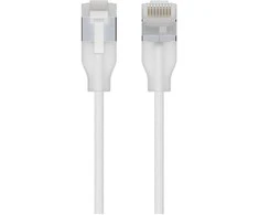 Ubiquiti UACC-Cable-Patch-EL-C6A-2M-W Tinklo kabelis, permatomas, baltas, Cat6a