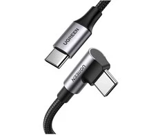 UGREEN US334 USB-C - USB-C kampinis laidas 5A PD 100W 2m