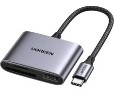 USB-C kortelių/USB skaitytuvas UGREEN CM387
