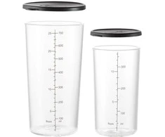 Plakiklis Unold ESGE 7150 Magic Wand Puodelių rinkinys Glass w. Dangtis