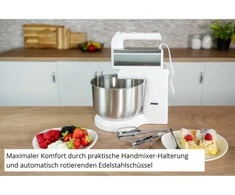 Plakiklis Kepimo Maišytuvas - Unold 78720 500W 5-greitis su 3.5L dubeniu, plakikliu ir kabliukais Sidabrinis
