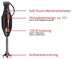 Unold M 100 D Design Juodas