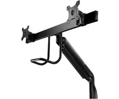 Laikiklis V7 DUAL MONITORIUS GAS SPRING MOUNT/ERGO CROSSBAR HANDLE FULL MOTION