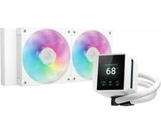 Silentiumpc K Cooler Wasserkühlung DeepCool MYSTIQUE 240 Baltas ARGB