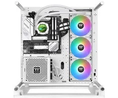 Thermaltake Vandens aušinimas - TH420 V2 Ultra ARGB (3x140mm) varis, 2.1" LCD Snow