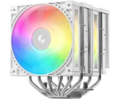 CPU aušintuvas Deepcool DeepCool AG620 G2 WH ARGB Procesor Chłodnica powietrza 12 cm Baltas 1 vnt.