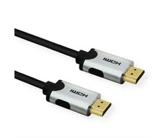 VALUE 10K HDMI Ultra High Speed Kabelis, ST/ST, juodas, 1 m