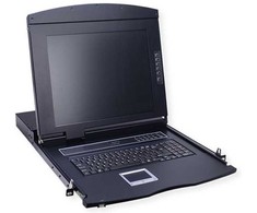 Konsolė KVM Value Konsolė KVM 19, 43 cm (17) TFT (16:9), VGA, USB, układ klawiatury francuskiej