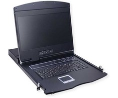 Konsolė KVM Value Konsolė KVM 19, 48 cm (19) TFT (16:9), VGA, USB, układ szwajcarski (CH)