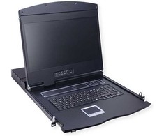 Przełącznik Value Przełącznik KVM 19, 8 portów, 43 cm (17) TFT (4:3), VGA, USB, układ klawiatury francuskiej