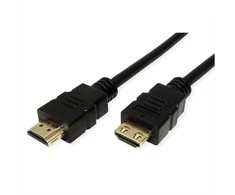 Value Vertė VERTĖ HDMI UltraHD Cable Clip S Ethernet kabelis 1m