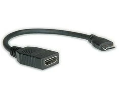 VALUE HDMI High Speed Kabelis mit Ethernet HDMI BU - Mini HDMI ST 0,15m