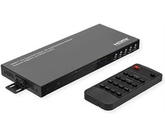 VALUE HDMI Matrix Switch, 4x2 QUAD Multi-Viewer, nahtlose Umschaltung