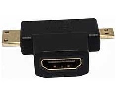 Value AV vertė HDMI Micro – HDMI Mini – HDMI adapteris juodas (12.99.3166)