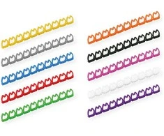 VALUE Kabelmarkierungsset fr Patchkabel, 5 - 6,5mm, 10 x 10 St., mehrfarbig