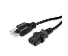 VALUE Netzkabel NEMA-5 auf C13 fr USA, juodas, 1,8 m