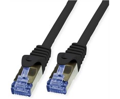 Vertė VALUE Cat.6A (EA klasė) S/FTP (PiMF) lauko laidas, vientisas kabelis, LSOH, juodas, 20 m