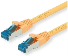 VALUE Patchkabel Cat.6A (Class EA) S/FTP (PiMF), LSOH, gelb, 0,3 m
