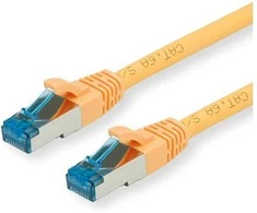 VALUE Patchkabel Cat.6A (Class EA) S/FTP (PiMF), LSOH, gelb, 0,15 m