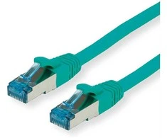 VALUE Patchkabel Cat.6A (Class EA) S/FTP (PiMF), LSOH, grn, 0,3 m