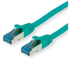 VALUE Patchkabel Cat.6A (Class EA) S/FTP (PiMF), LSOH, grn, 0,15 m