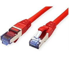 VALUE Patchkabel Cat.6A (Class EA) S/FTP (PiMF), LSOH, raudona, 0,15 m