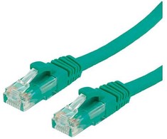 Value Vertė VERTĖ - Patch- Kabelis - RJ- 45 (M) - RJ- 45 (M) - 7 m - UTP - CAT 6a - presuotas, lygus - žalias, RAL 6016 (21.99.1446)