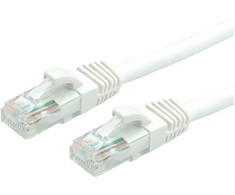 Vertė VALUE UTP PatchCord Cat6a. CU. Baltas. 0,3 m