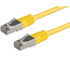 VALUE Patchkabel Kat.6 Class E S/FTP PiMF gelb 0,5m