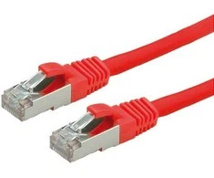 VALUE Patchkabel Kat.6 Class E S/FTP PiMF LSOH raudona 7m