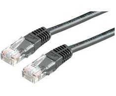 VALUE Patchkabel Kat.6 Class E UTP juodas 5m