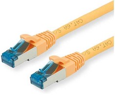 Value Vertė VERTĖ – Patch – Kabelis – RJ- 45 (M) iki RJ- 45 (M) – 15 m – SFTP, PiMF – CAT 6a – be halogenų, formos, be Haken, ant žemės – geltona (1938 99 21)