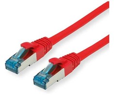 VALUE Patchkabel Kat.6A Class EA S/FTP PiMF LSOH raudona 2m