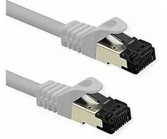 VALUE S/FTP-(PiMF-) Patchkabel Cat.8 (Class I), LSOH, Litzendraht, wei, 3 m