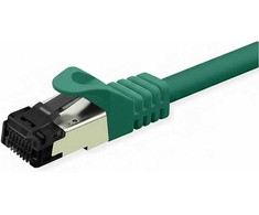 VALUE S/FTP-(PiMF-) Patchkabel Cat.8 (Class I), LSOH, Litzendraht, grn, 1 m