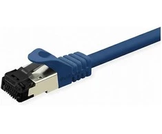 VALUE S/FTP-(PiMF-) Patchkabel Cat.8 (Class I), LSOH, Litzendraht, blau, 2 m