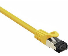 VALUE S/FTP-(PiMF-) Patchkabel Cat.8 (Class I), LSOH, Litzendraht, gelb, 2 m