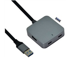USB HUB Value VALUE Hub USB 3.2 Gen 1, 4 prievadai (2x USB-A + 2x USB-C), su ilgintuvu, 5 m