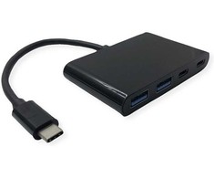 Value HUB USB vertė VERtė koncentratorius USB 3.2 Gen 2, 4x (2x A+ 2x C), C tipo prijungimo laidas