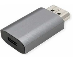 VALUE USB Typ C - DisplayPort, bidirektionaler Adapteris, BU/ST, 8K60Hz