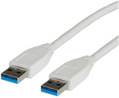 Value USB-A USB laidas – 3 m baltas (11.99.8976)