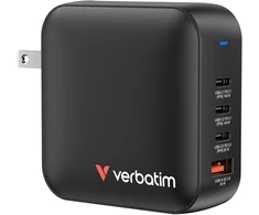 Verbatim Mini GaN Ladegert 165W 4 Port US/EU/UK ADP