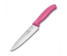 Victorinox VICTORINOX | Plačiaašmenis virtuvinis peilis, 19 cm, rožinis, lizdinėje plokštelėje